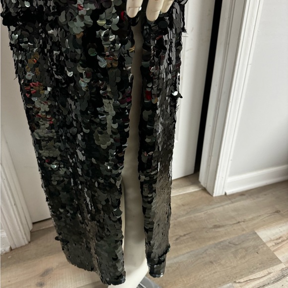 Free People Emerald Green Sequin Dress - Picture 10 of 12